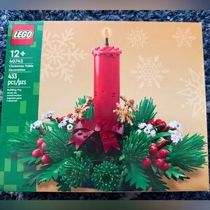 LEGO 40743 Christmas Table Decoration  - New & Sealed - Candle - Centerpiece